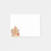 Post-it® Aquarelle amusant Grumpy Chat Kitten Noël (Devant)