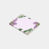 Post-it® Aquarelle Arbuste Lilac Jardin Fleurs Art (Incliné)