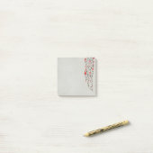 Post-it® Aquarelle Asian Roses Post il note : (Sur un bureau)