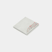 Post-it® Aquarelle Asian Roses Post il note : (Incliné)