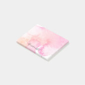 Post-it® Aquarelle assez rose de pêche (Incliné)