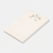 Post-it® Aquarelle blanche et Citrouille or (Incliné)