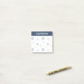Post-it® Aquarelle Blue Space Planet Motif (Sur un bureau)