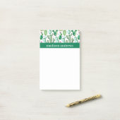 Post-it® Aquarelle Boho Cactus Motif (Sur un bureau)