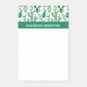 Post-it® Aquarelle Boho Cactus Motif (Devant)