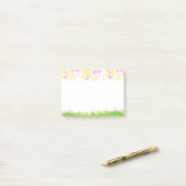 Post-it® Aquarelle brillante Fleurs de printemps sauvages (Sur un bureau)