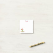 Post-it® Aquarelle Cavalier King Charles Spaniel mignon (Sur un bureau)