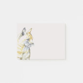 Post-it® Aquarelle Chat Orange White Tabby (Devant)