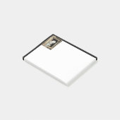 Post-it® Aquarelle Chouette Oiseau dans la fenêtre (Incliné)