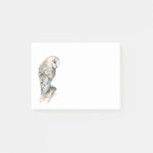 Post-it® Aquarelle Chouette Oiseau Nature Art (Devant)