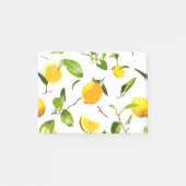 Post-it® Aquarelle Citron et Feuilles 16 (Devant)