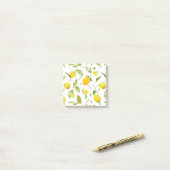 Post-it® Aquarelle Citron & Feuilles 2 (Sur un bureau)