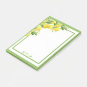 Post-it® Aquarelle Citrons Élégant Citrus tendance (Incliné)