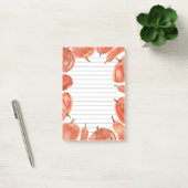 Post-it® Aquarelle Citrouilles thème automne  (Bureau)