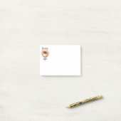 Post-it® Aquarelle Coffee Cup Art Imprimer - Mais Premier C (Sur un bureau)