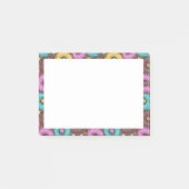 Post-it® Aquarelle colorée beignets avec Motif d'arrosage (Devant)