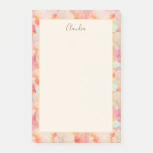 Post-it® Aquarelle colorée Crème glacée Papier à lettres pe