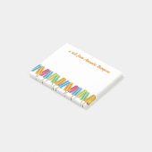 Post-it® Aquarelle Colorée Popsicles Cute Personnalisé (Incliné)