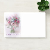 Post-it® Aquarelle colorée Roses Fleurs Modèles floraux (Bureau)