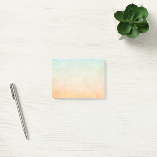 Post-it® Aquarelle couleur douce Stylé Simple (Bureau)