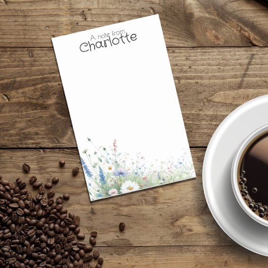 Post-it® Aquarelle couleur marguerite nom