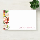Post-it® Aquarelle créative Florale Fleurs Modèles modernes (Bureau)