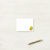Post-it® Aquarelle Cute Carton Avocado (Sur un bureau)