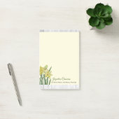 Post-it® Aquarelle Daffodiles Illustration botanique (Bureau)