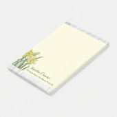 Post-it® Aquarelle Daffodiles Illustration botanique (Incliné)