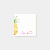 Post-it® Aquarelle d'ananas tropicale personnalisée (Devant)
