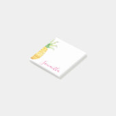 Post-it® Aquarelle d'ananas tropicale personnalisée (Incliné)