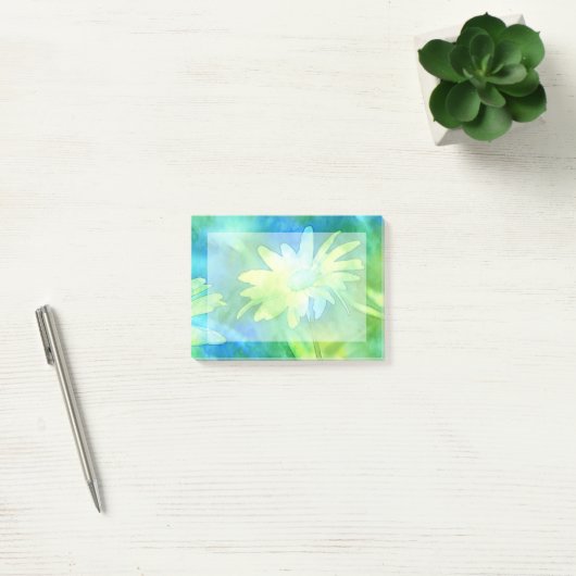 Post-it® Aquarelle Dancing Daisy (Bureau)