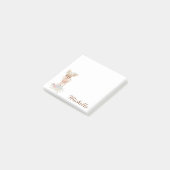 Post-it® Aquarelle de cerf doux Floral (Incliné)