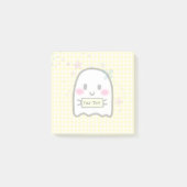 Post-it® Aquarelle de fille Yellow Ghost Nom Notes (Devant)