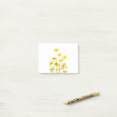 Post-it® aquarelle de fleurs jaunes de Jérusalem (Sur un bureau)