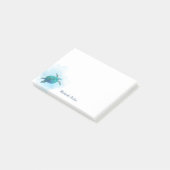 Post-it® Aquarelle de la tortue marine Océan Personnalisé (Incliné)