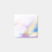 Post-it® Aquarelle de luxe Lilac Gold Nom personnalisé (Devant)