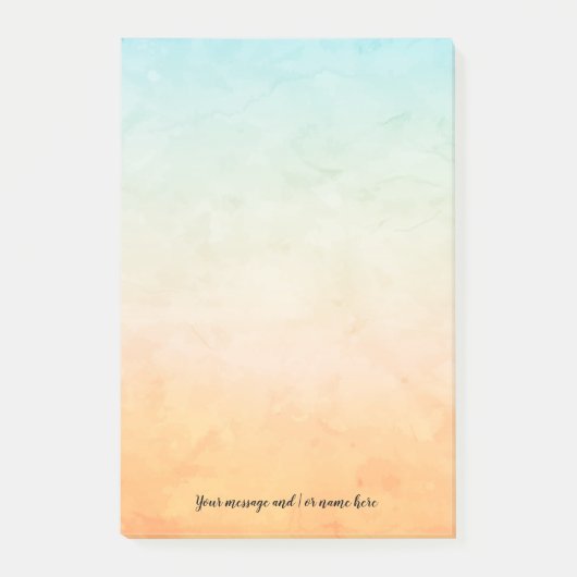 Post-it® Aquarelle de message (Devant)