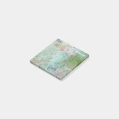 Post-it® Aquarelle de papillon floral Mélange Monogramme (Incliné)