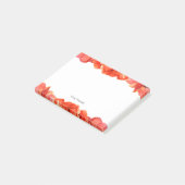 Post-it® Aquarelle de pavot rouge (Incliné)