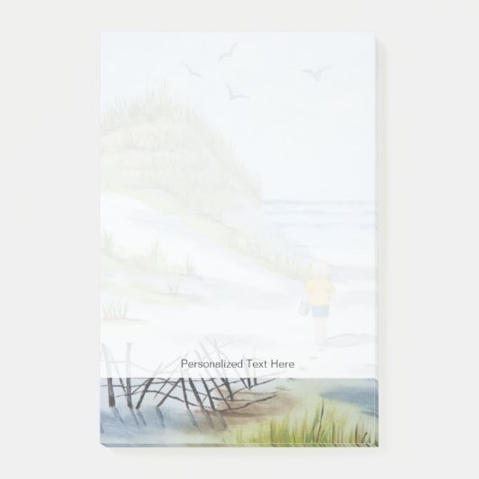 Post-it® Aquarelle de plage (Devant)