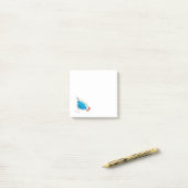 Post-it® Aquarelle de poulets mignons (Sur un bureau)