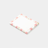 Post-it® Aquarelle de roses roses roses d'or (Incliné)