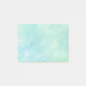 Post-it® Aquarelle de teint bleu de noue de Mint Aqua (Devant)
