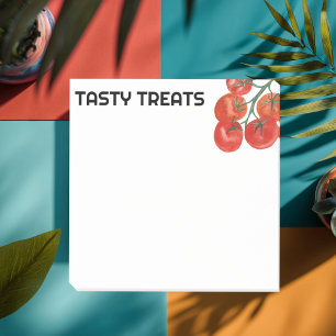 Post-it® Aquarelle de tomates Monogramme PERSONNALISÉ