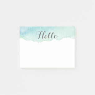 Post-it® Aquarelle de turquoise