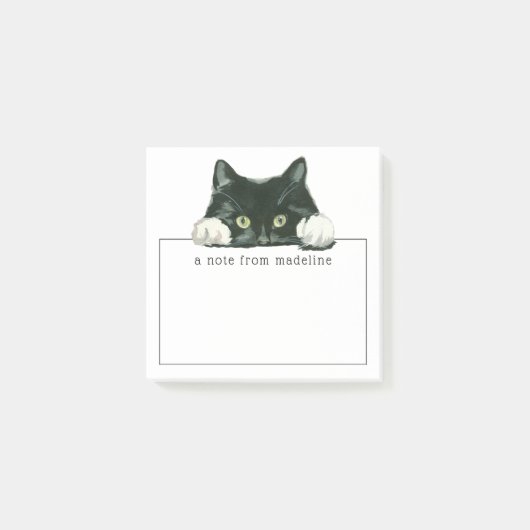 Post-it® Aquarelle douce Kitty | Une note de (Devant)