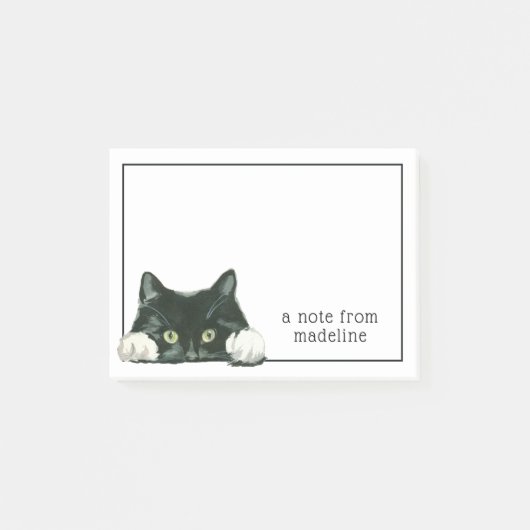Post-it® Aquarelle douce Kitty | Une note de (Devant)