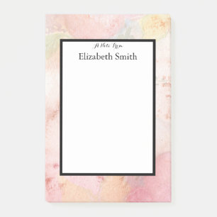 Post-it® Aquarelle élégante personnalisée