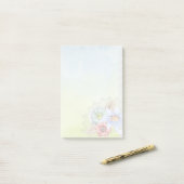 Post-it® Aquarelle et fleurs (Sur un bureau)